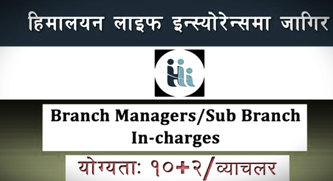 Branch Managers/Sub Branch&nbsp;In-charges